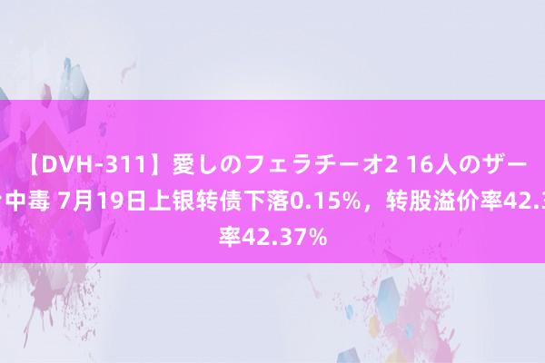 【DVH-311】愛しのフェラチーオ2 16人のザーメン中毒 7月19日上银转债下落0.15%，转股溢价率42.37%