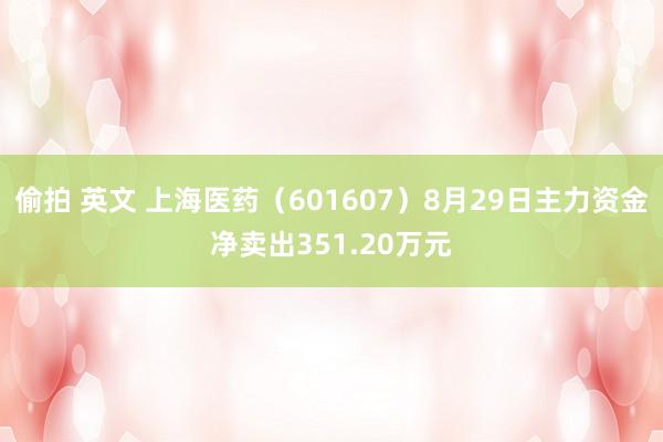 偷拍 英文 上海医药（601607）8月29日主力资金净卖出351.20万元